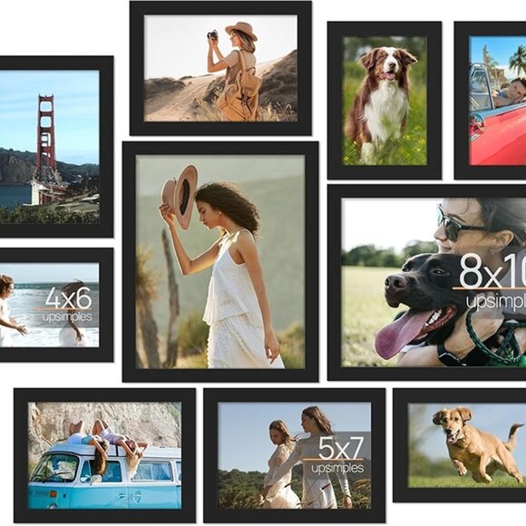 NEW 10 Pack Picture Frames Collage Wall Decor for Mounting - Picture 4 of 10